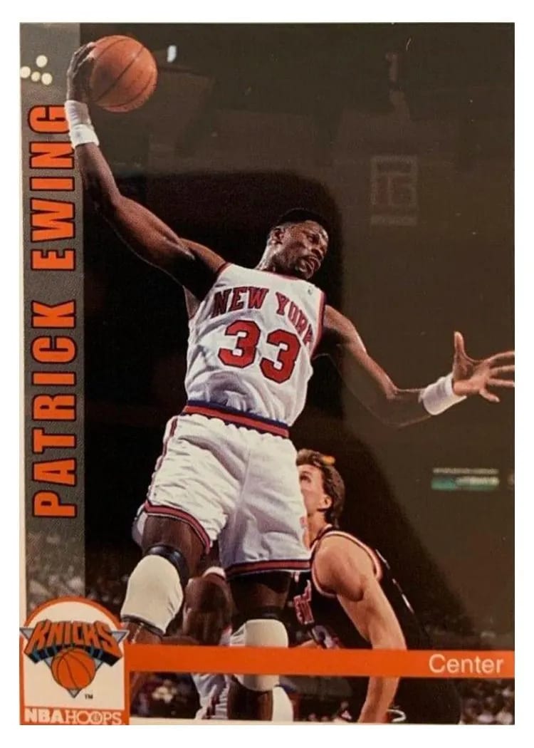 1992 Hoops Patrick Ewing #153 card