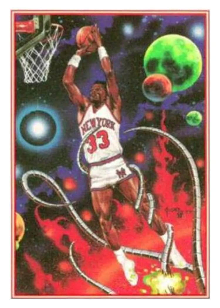 1992 Hoops Patrick Ewing #AC1 card