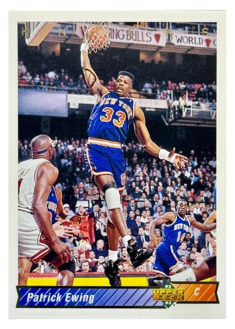 1992 Upper Deck Patrick Ewing #130 card