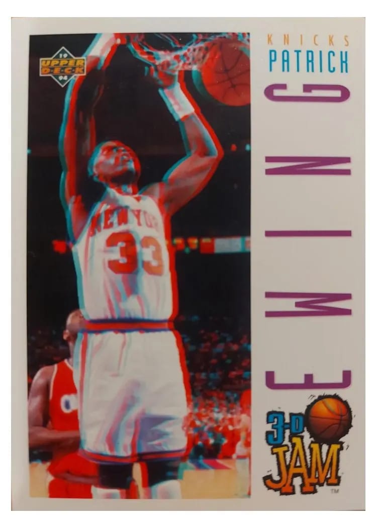 1993 Upper Deck Pro View 3-D Patrick Ewing #98 card
