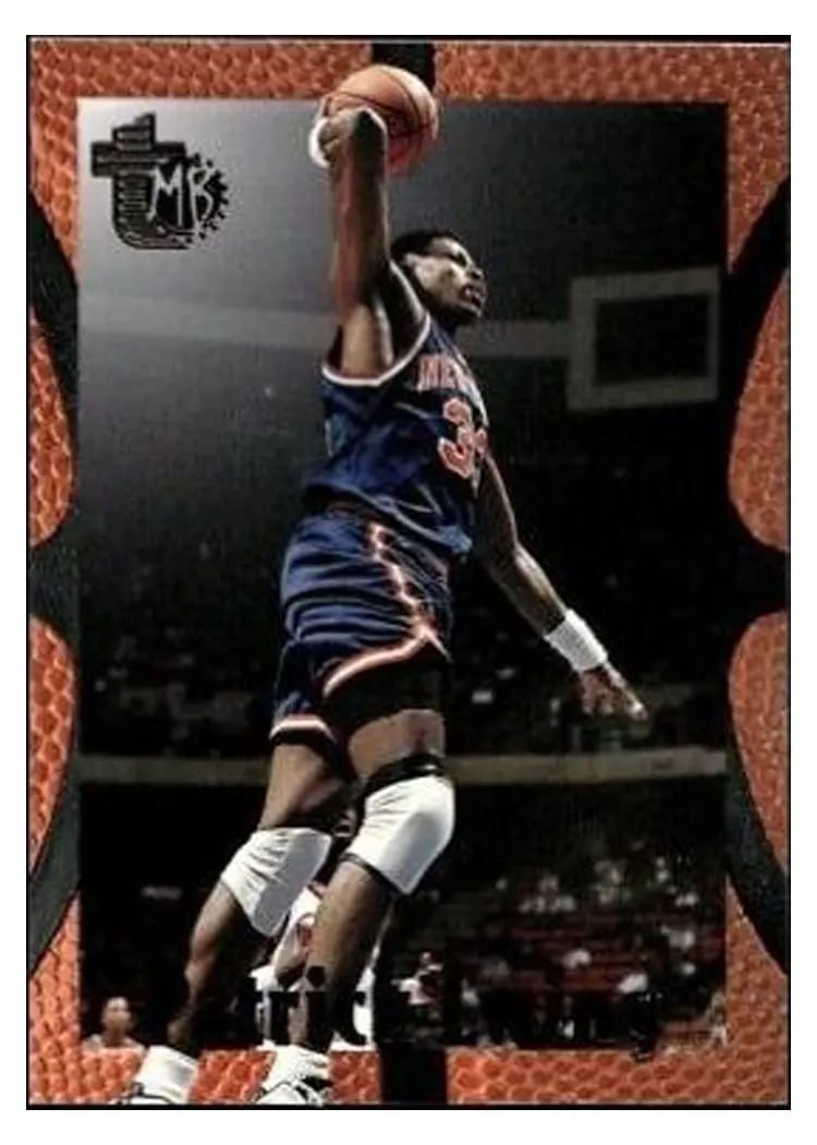 1994 Topps Embossed Patrick Ewing #62 card