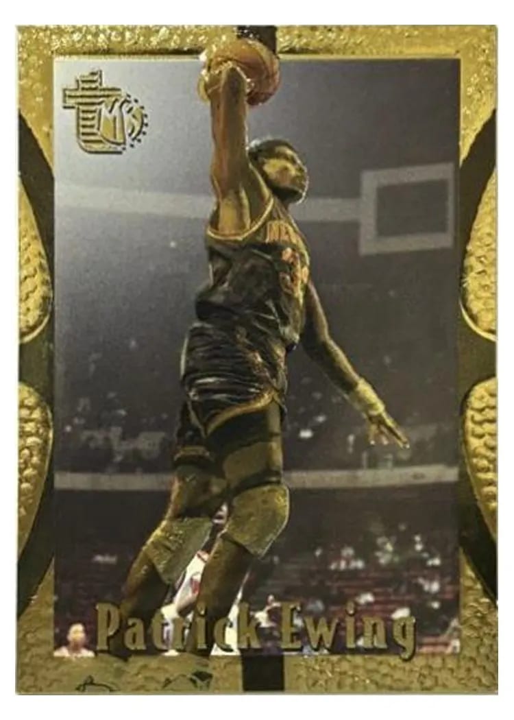 1994 Topps Embossed Patrick Ewing #62 card