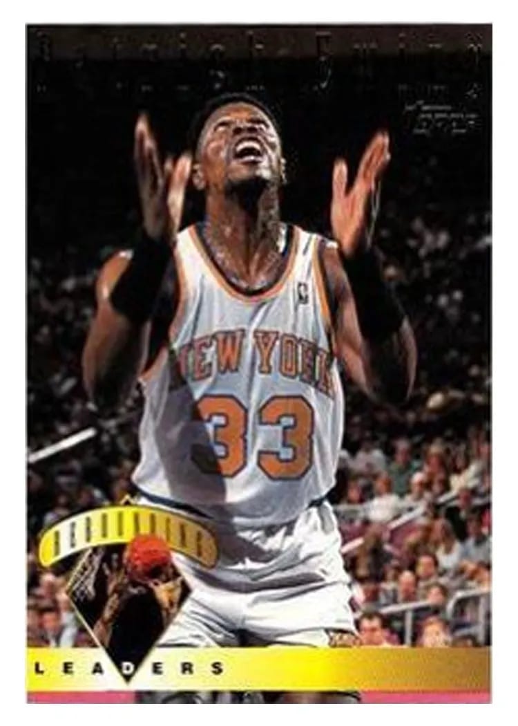 1995 Topps Patrick Ewing #14 card