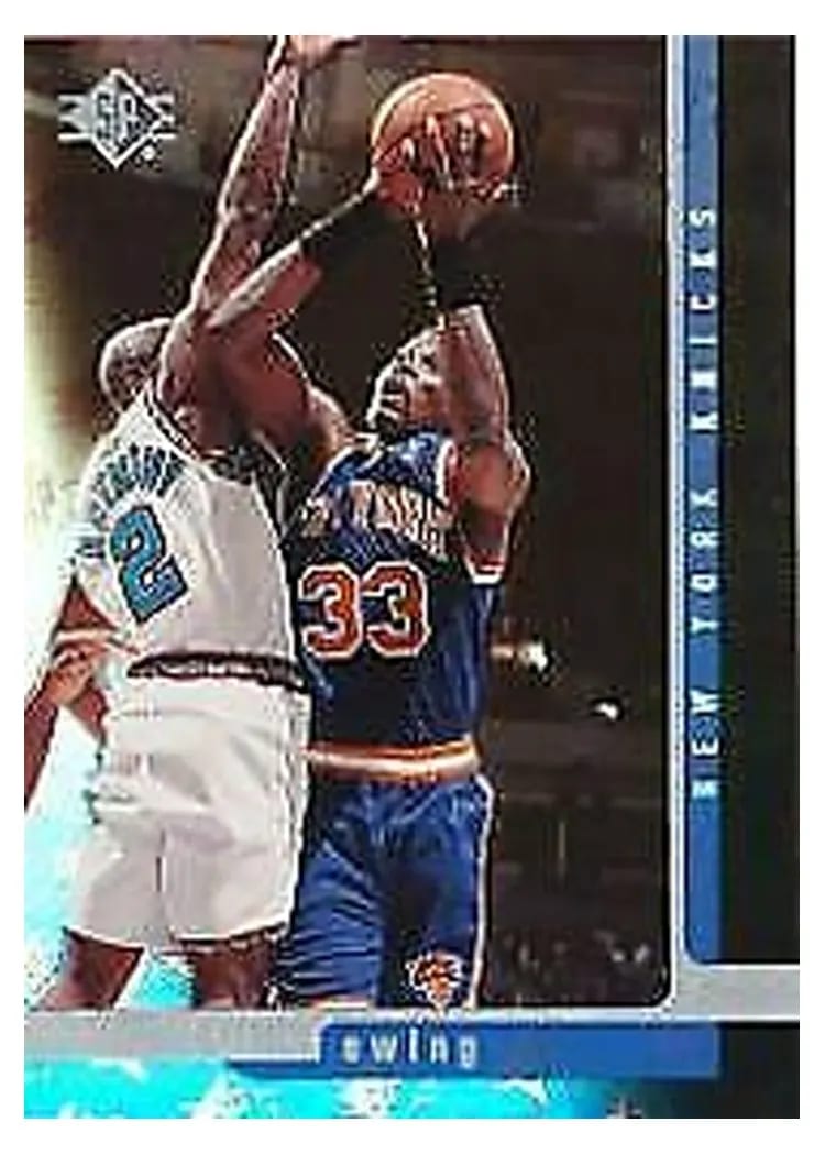 1996 SP Patrick Ewing #73 card