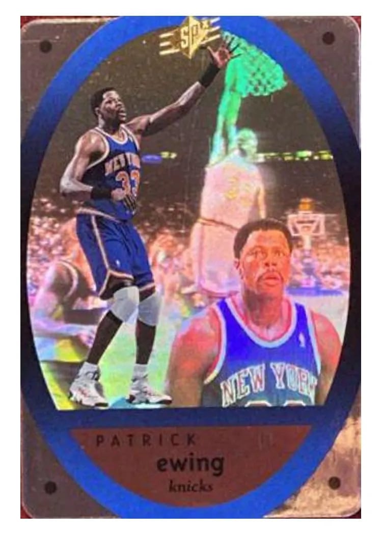 1996 Spx Patrick Ewing #33 card