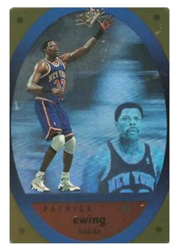 1996 Spx Patrick Ewing Gold #33 card
