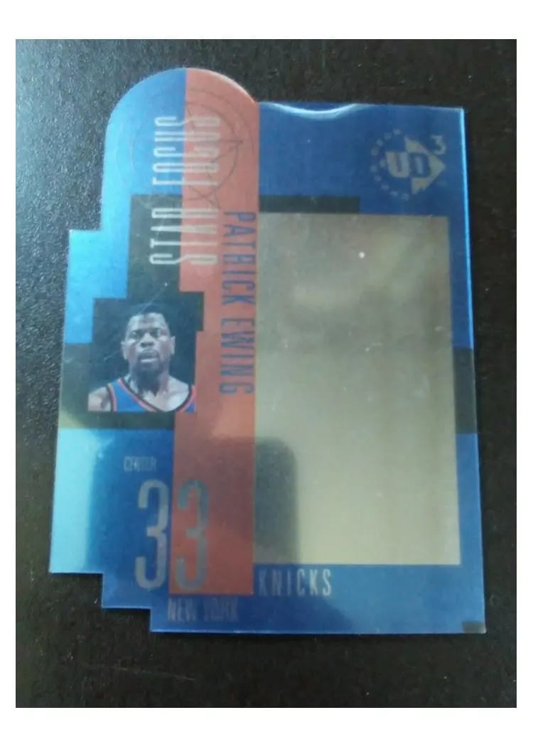 1996 UD3 Patrick Ewing #30 card