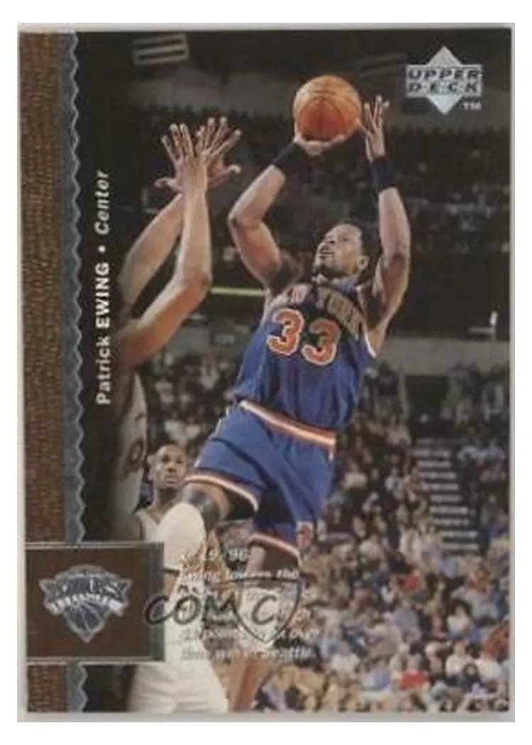 1996 Upper Deck Patrick Ewing #83 card