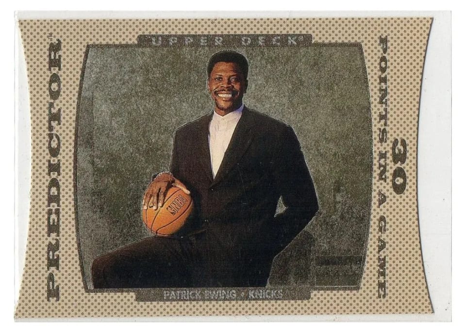 1996 Upper Deck Predictor Scoring 2 Patrick Ewing #P12 card