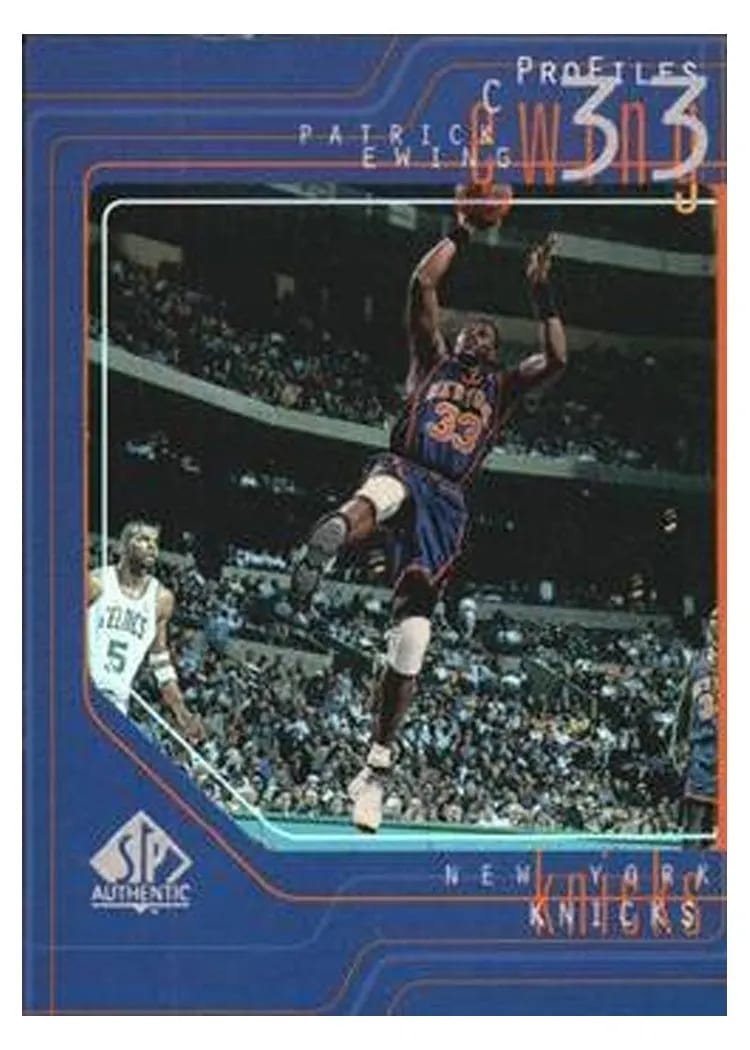 1997 SP Authentic Profiles Patrick Ewing #P33 card
