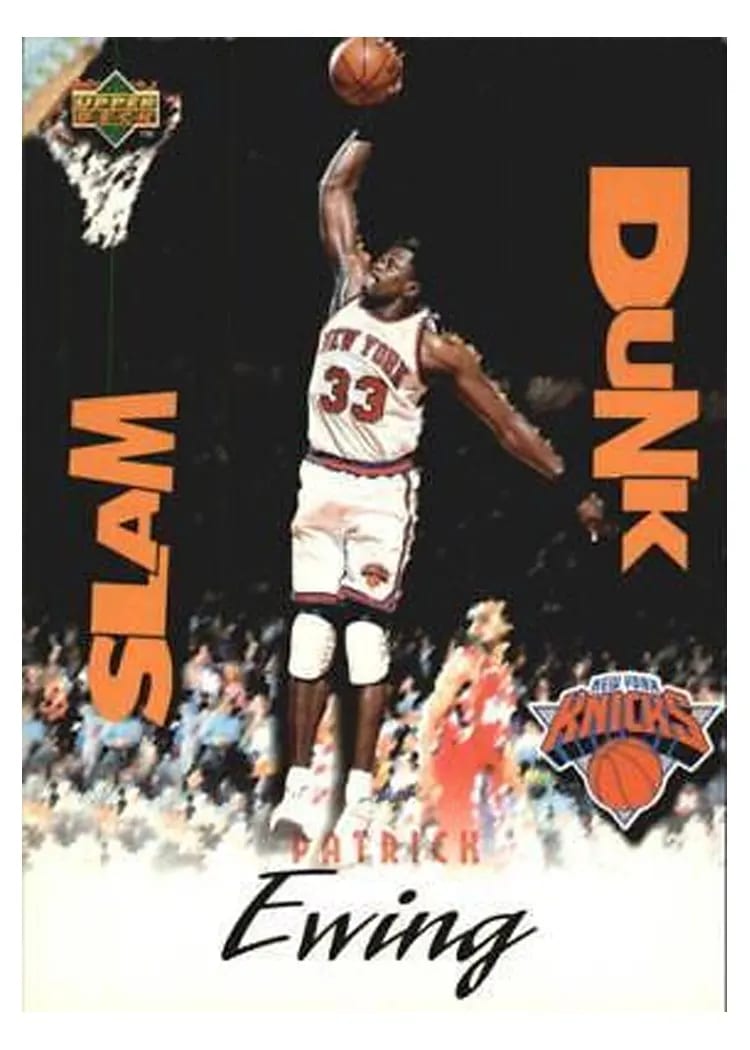 1997 Upper Deck Slam Dunk Patrick Ewing #10 card