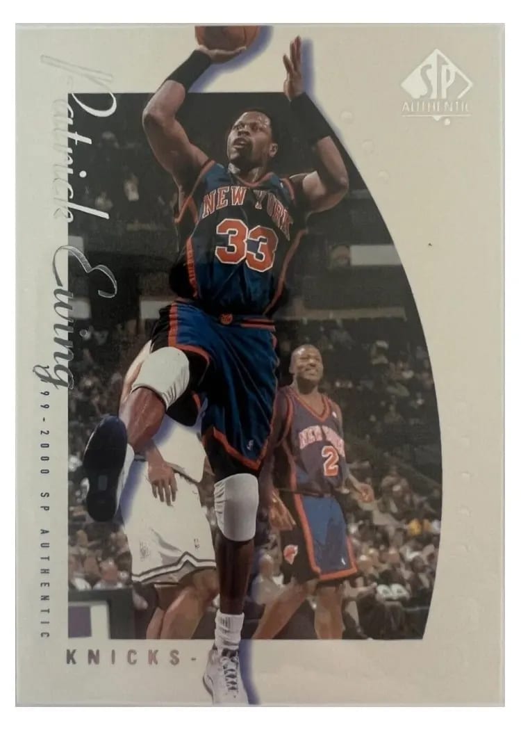 1999 SP Authentic Patrick Ewing #56 card
