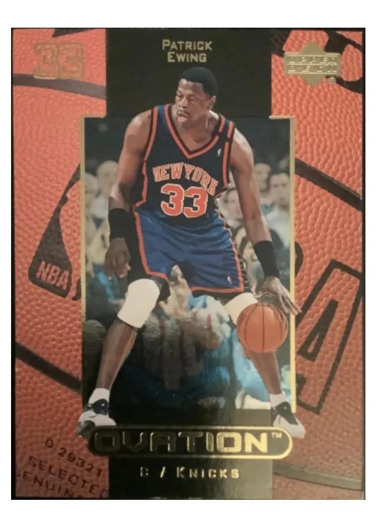 1999 Upper Deck Ovation Patrick Ewing #36 card