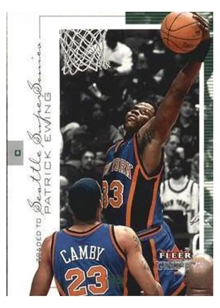2000 Fleer Genuine Patrick Ewing #19 card