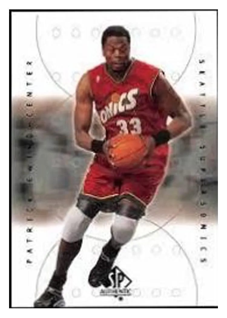 2000 SP Authentic Patrick Ewing #78 card