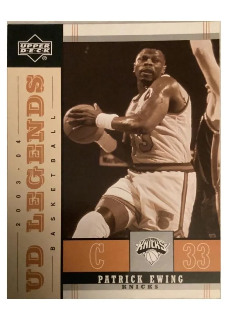 2003 Upper Deck Legends Patrick Ewing #59 card