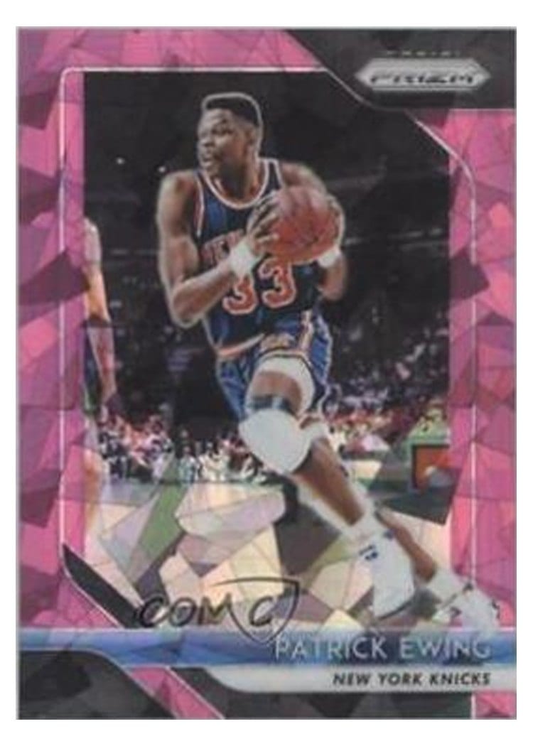 2018-19 Panini Prizm Base Set Patrick Ewing Pink Ice Prizm #105 card