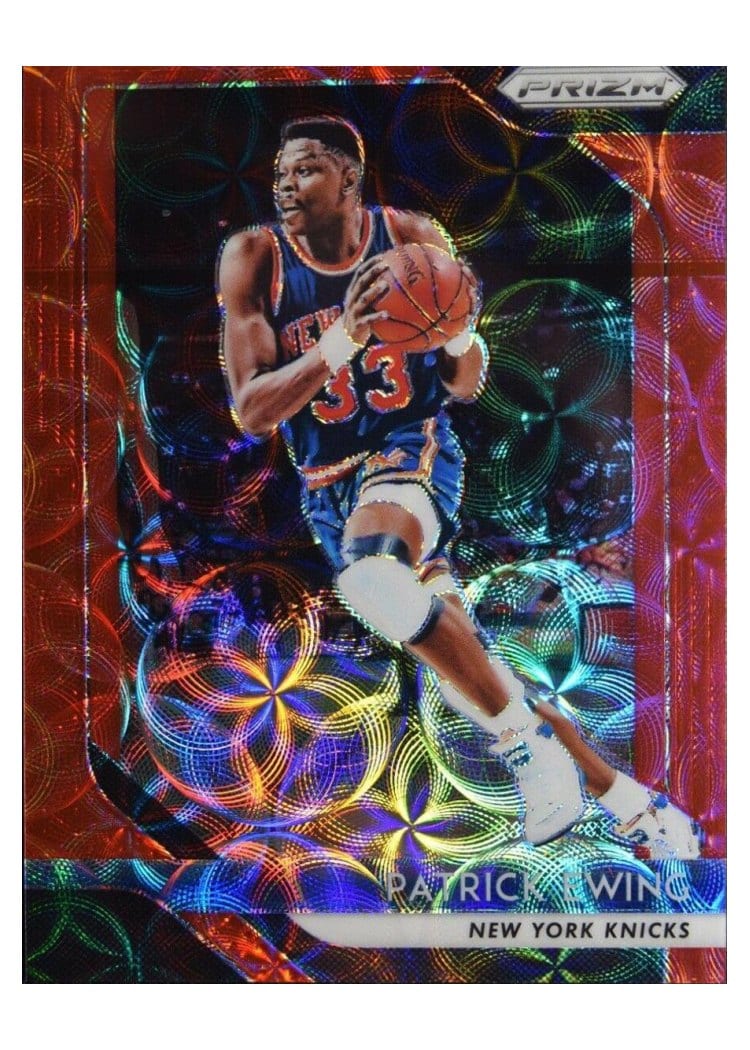 2018-19 Panini Prizm Base Set Patrick Ewing Red Choice Prizm #105 card