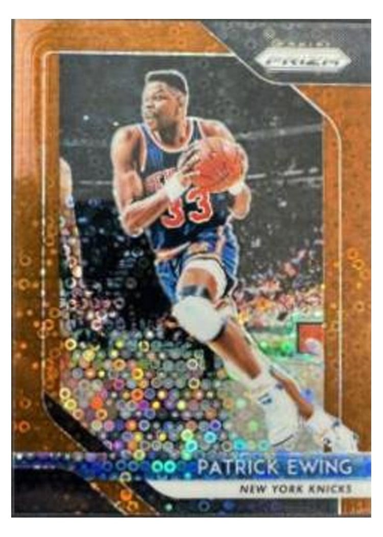 2018-19 Panini Prizm Base Set Patrick Ewing #105 card