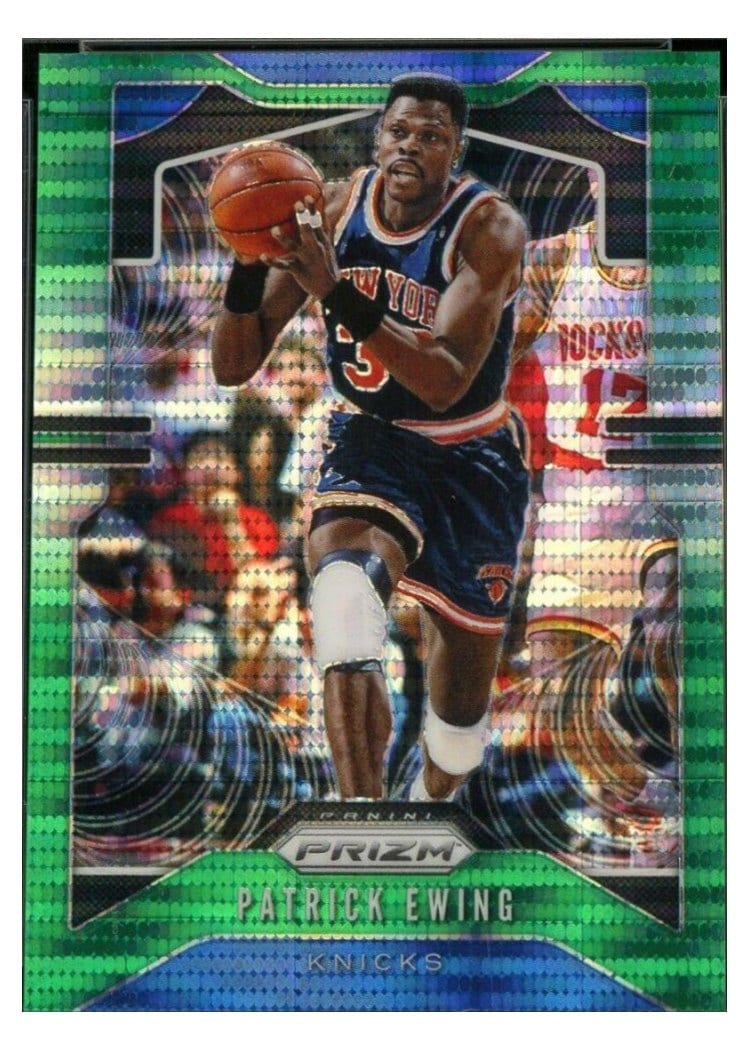 2019-20 Panini Prizm Base Set Patrick Ewing Green Pulsar #13 card