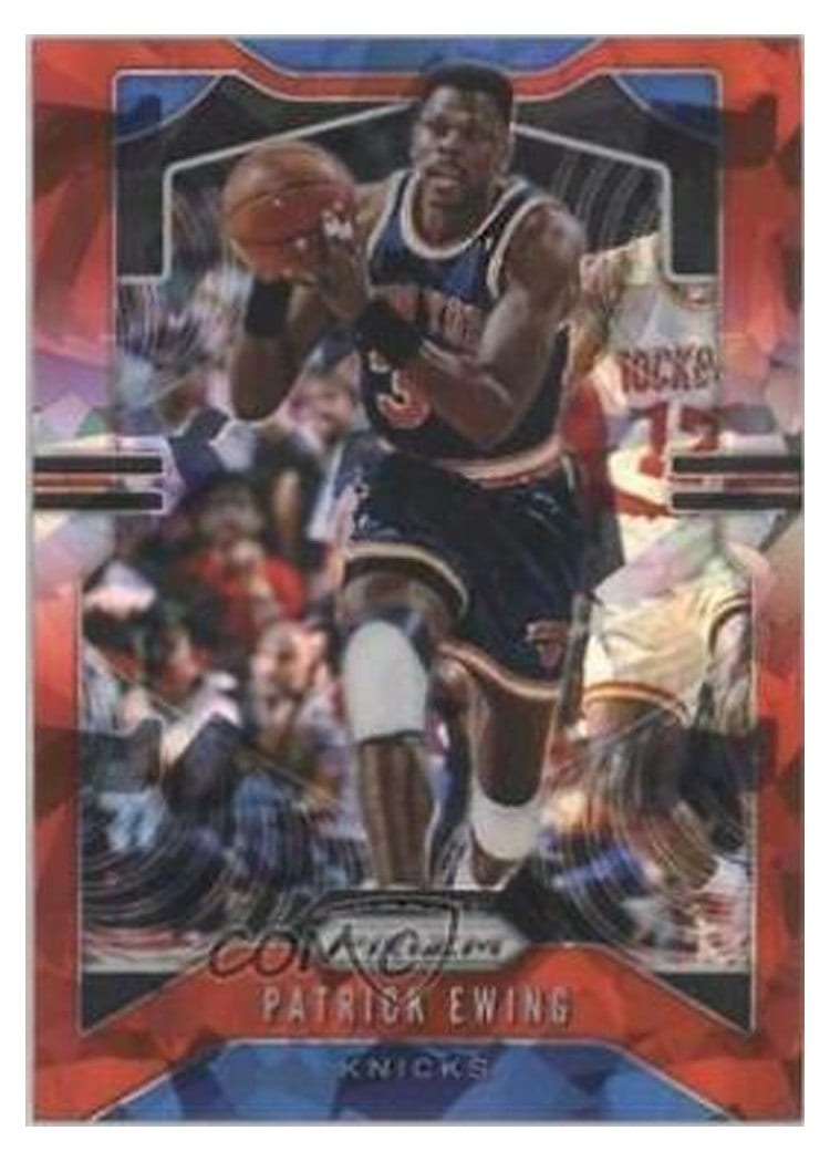 2019-20 Panini Prizm Base Set Patrick Ewing Red Ice Prizm #13 card