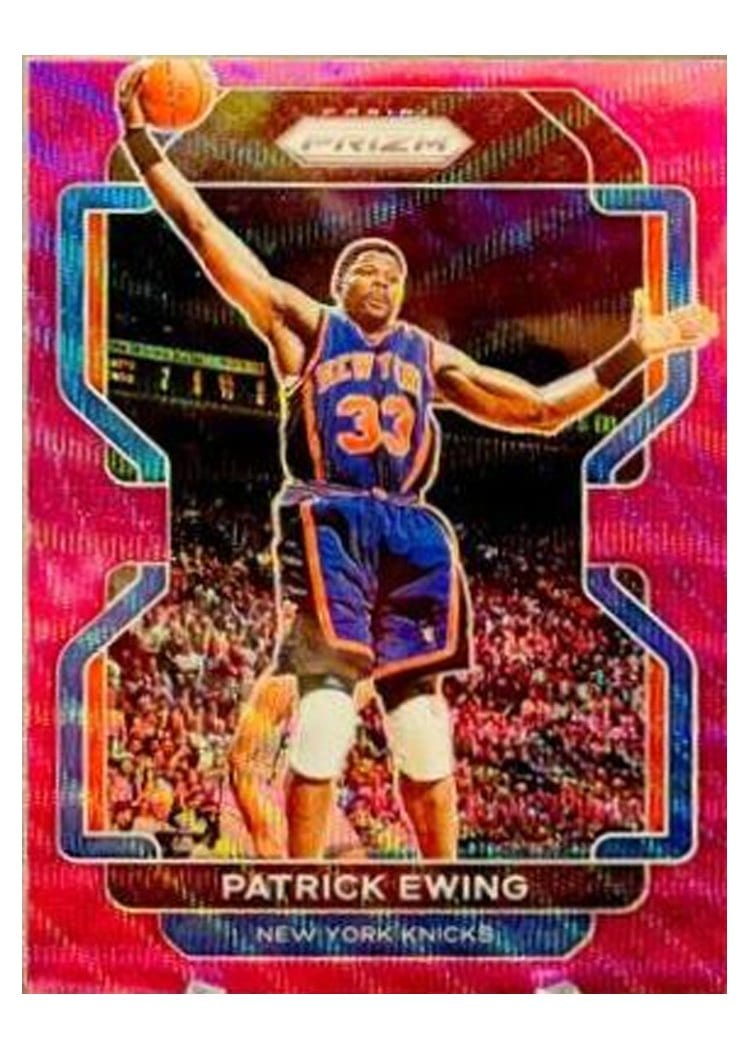 2021-22 Panini Prizm Base Set Patrick Ewing Purple Wave #245 card
