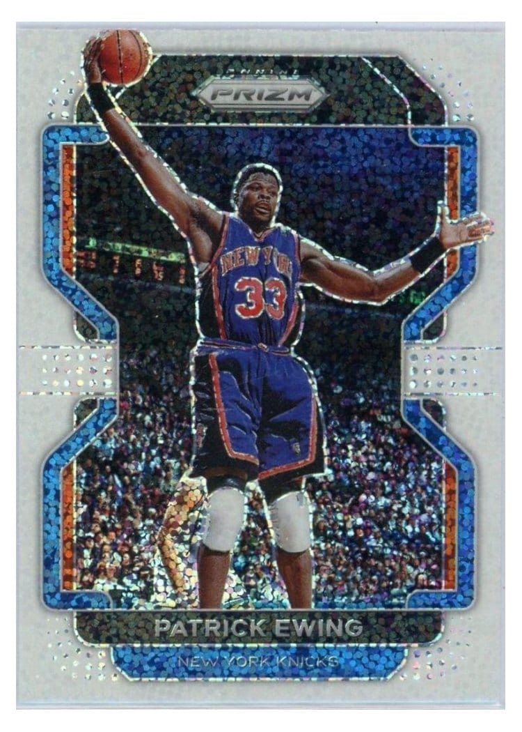 2021-22 Panini Prizm Base Set Patrick Ewing White Sparkle Prizm #245 card