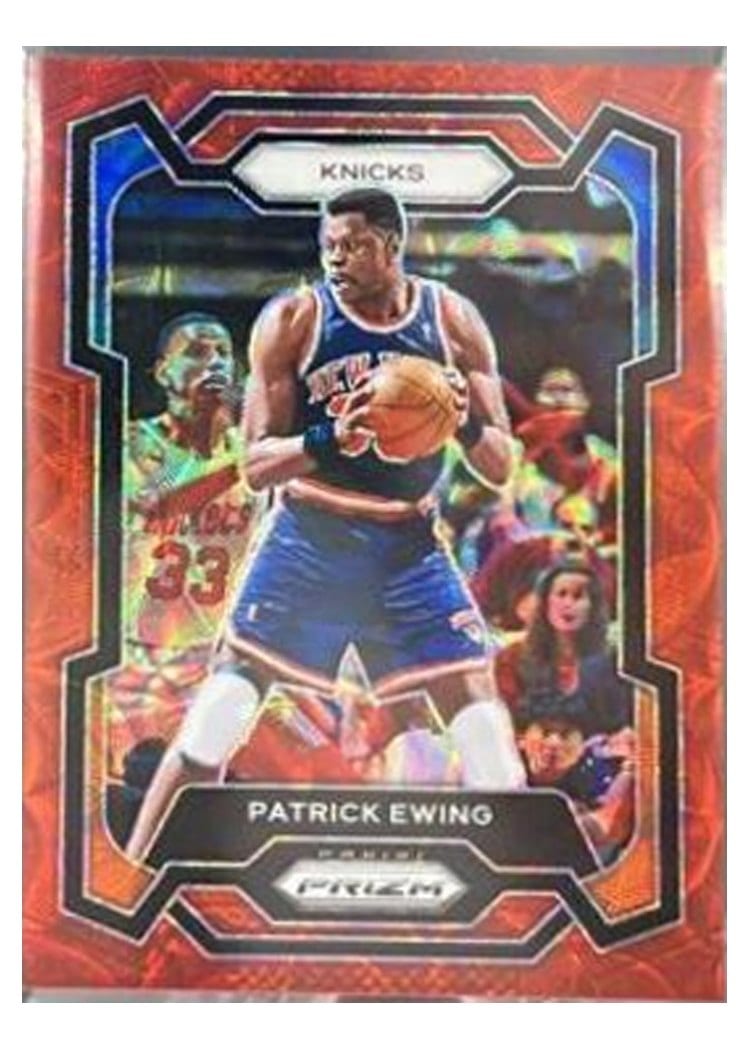 2023-24 Panini Prizm Base Set Patrick Ewing Choice Red #188 card