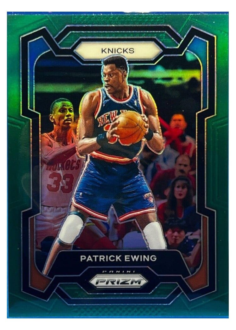 2023-24 Panini Prizm Base Set Patrick Ewing Green #188 card