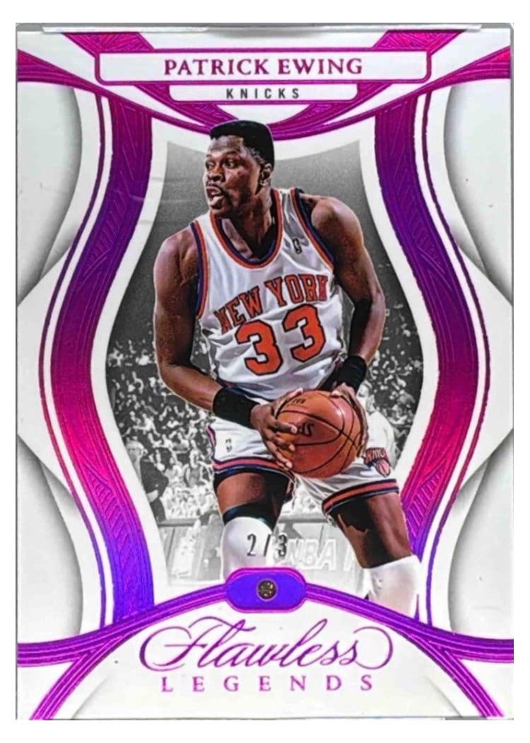 2024-25 Panini Flawless Base Gems Patrick Ewing #107 card