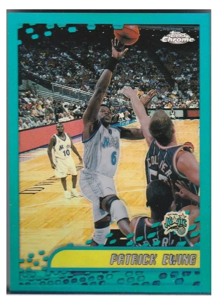 2001 Topps Chrome Patrick Ewing Refractor #33 card