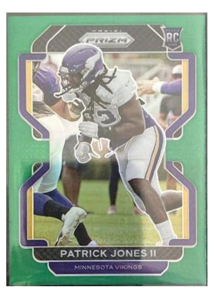 2021 Panini Prizm Base Set Patrick Jones II Green Prizm #437 card