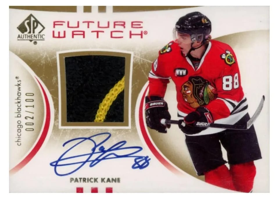 2007 SP Authentic Patrick Kane #204 card