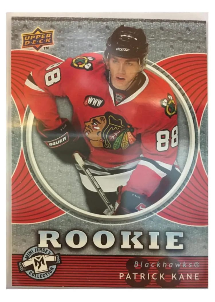 2007 Upper Deck Mini Jersey Collection Patrick Kane #111 card