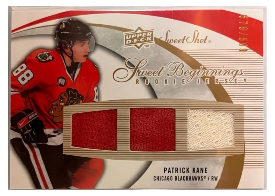 2007 Upper Deck Sweet Shot Patrick Kane #111 card