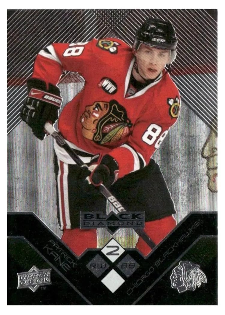 2008 Upper Deck Black Diamond Patrick Kane #91 card