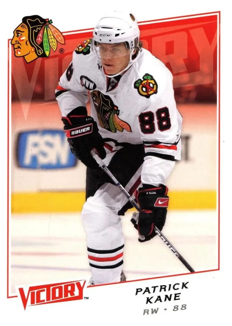 2008 Upper Deck Victory Oversized Patrick Kane #OS32 card
