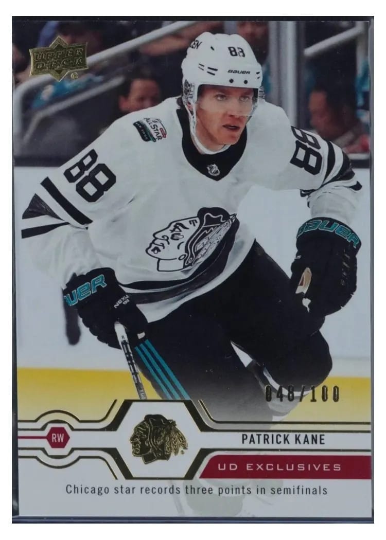 2019-20 SP Authentic Upper Deck Update Patrick Kane #529 card