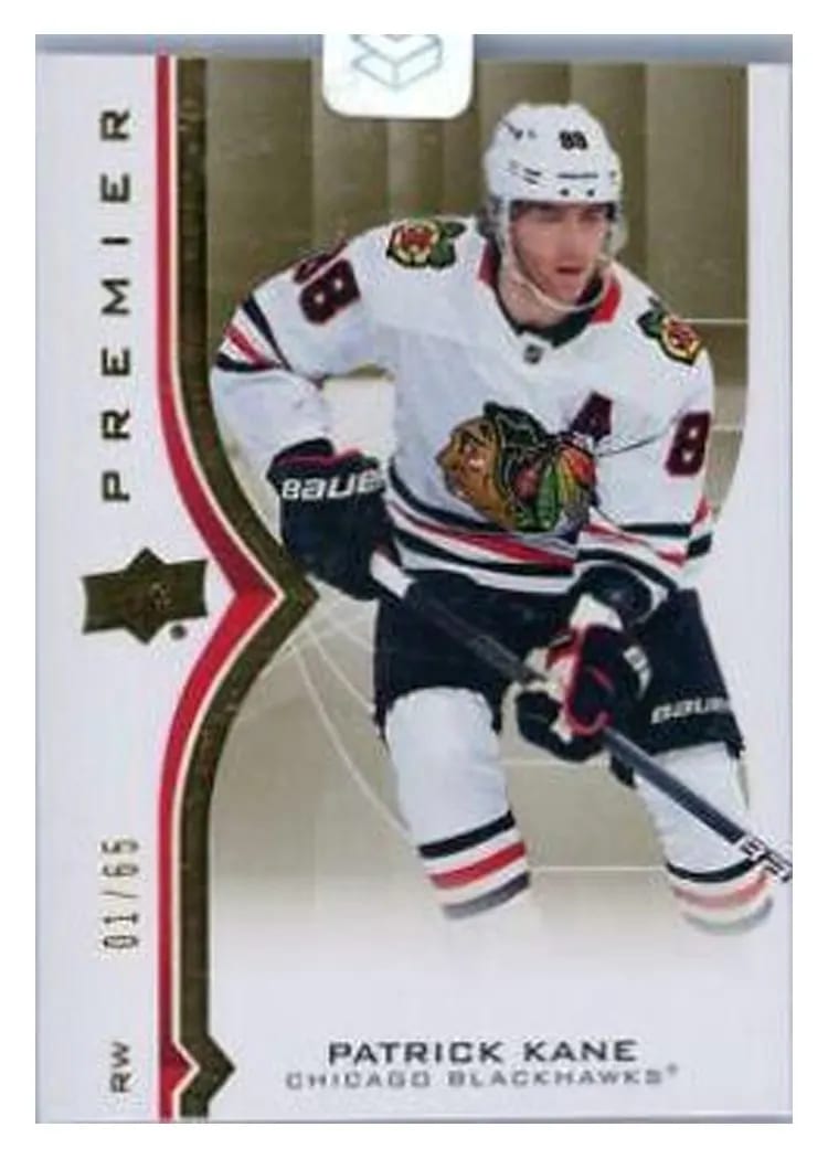 2020-21 Upper Deck Premier Base Set Patrick Kane #21 card