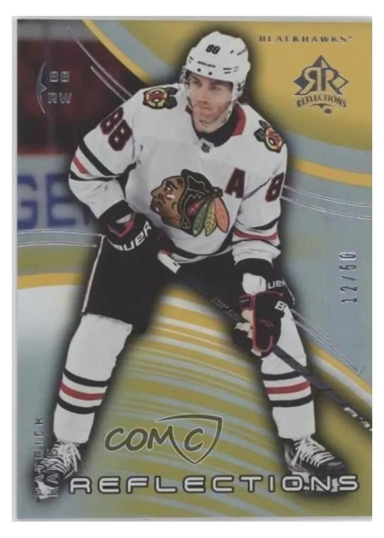 2020 Upper Deck Triple Dimensions Reflections Patrick Kane #10 card