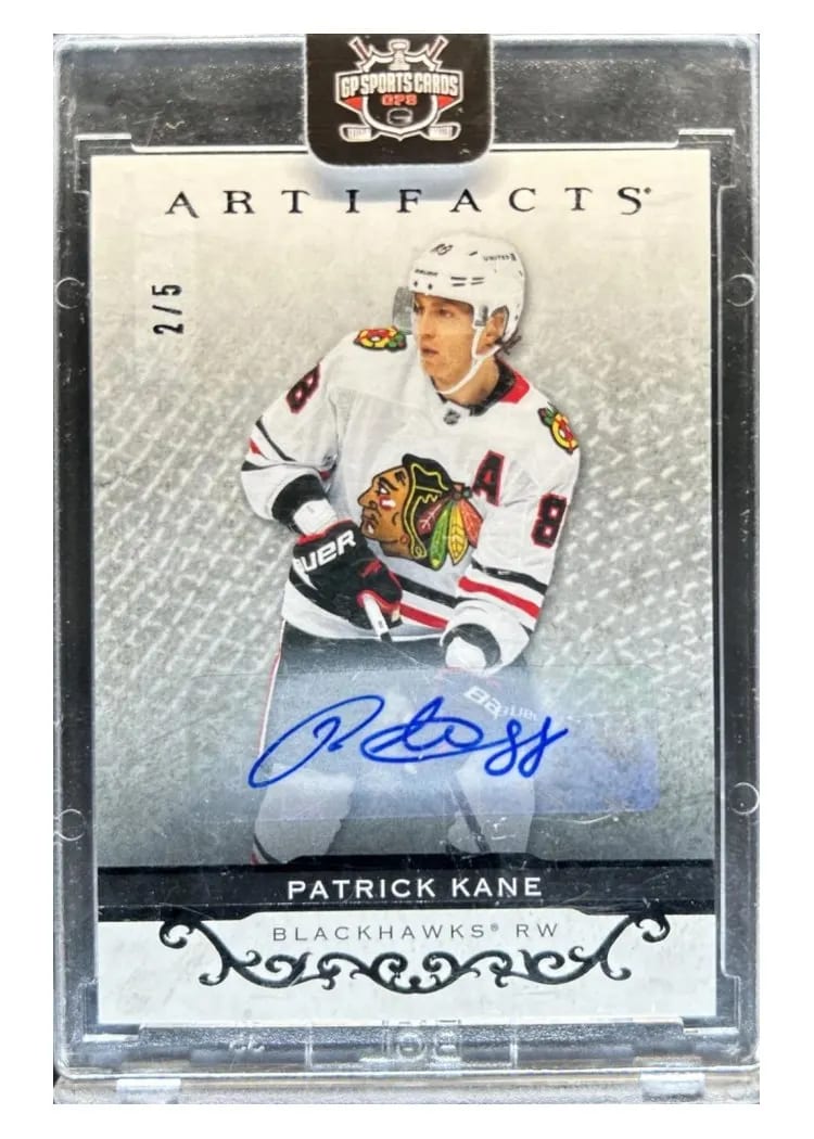2021-22 Upper Deck Artifacts Base Set Patrick Kane #103 card