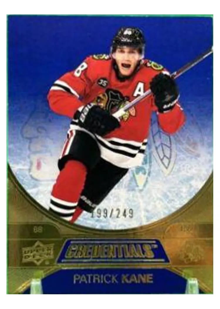 2021-22 Upper Deck Credentials Base Set Patrick Kane #6 card