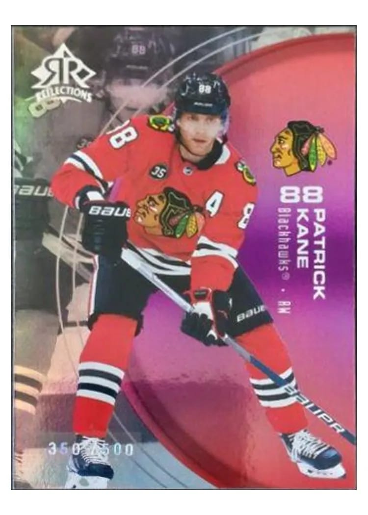 2021-22 Upper Deck Triple Dimensions Reflections Patrick Kane #7 card