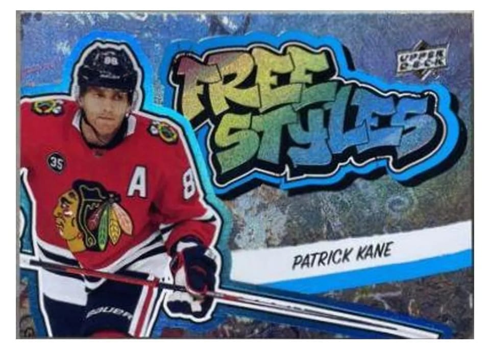 2022-23 Upper Deck Freestyles Patrick Kane #FS-44 card