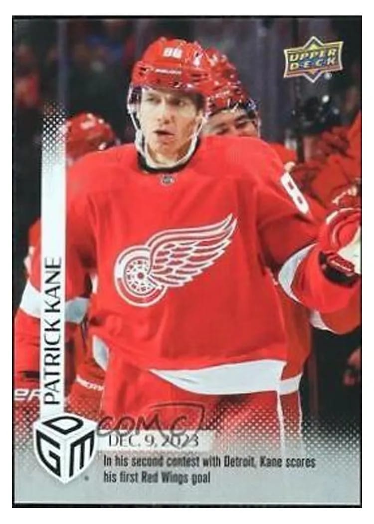 2023 Upper Deck Game Dated Moments Patrick Kane #33 card