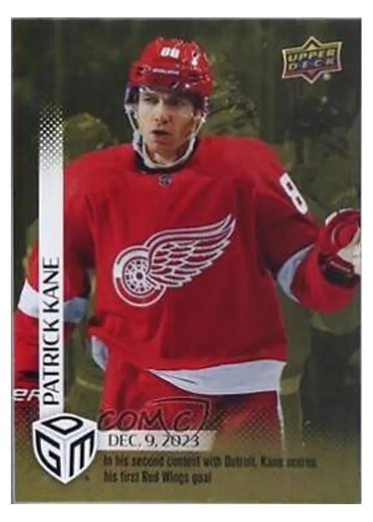 2023 Upper Deck Game Dated Moments Patrick Kane #33 card