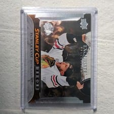 2025-26 Upper Deck Black Diamond Exquisite Stanley Cup Heroes Patrick Kane #ESC-PK card