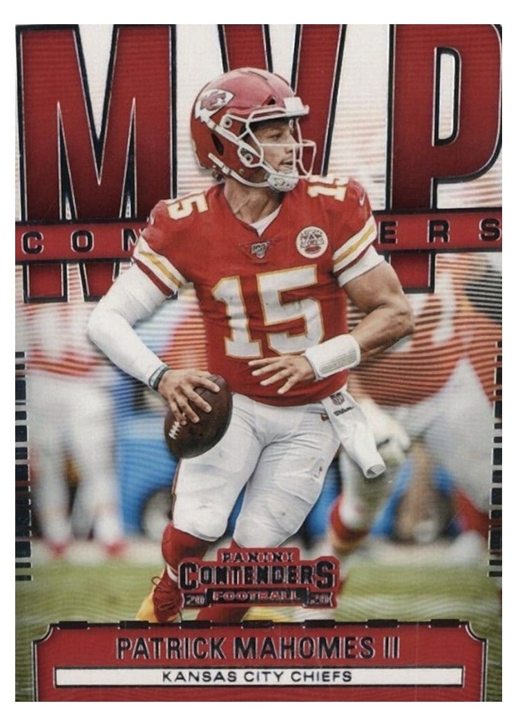 2020 Panini Contenders MVP Contenders Patrick Mahomes #MC-PMA card