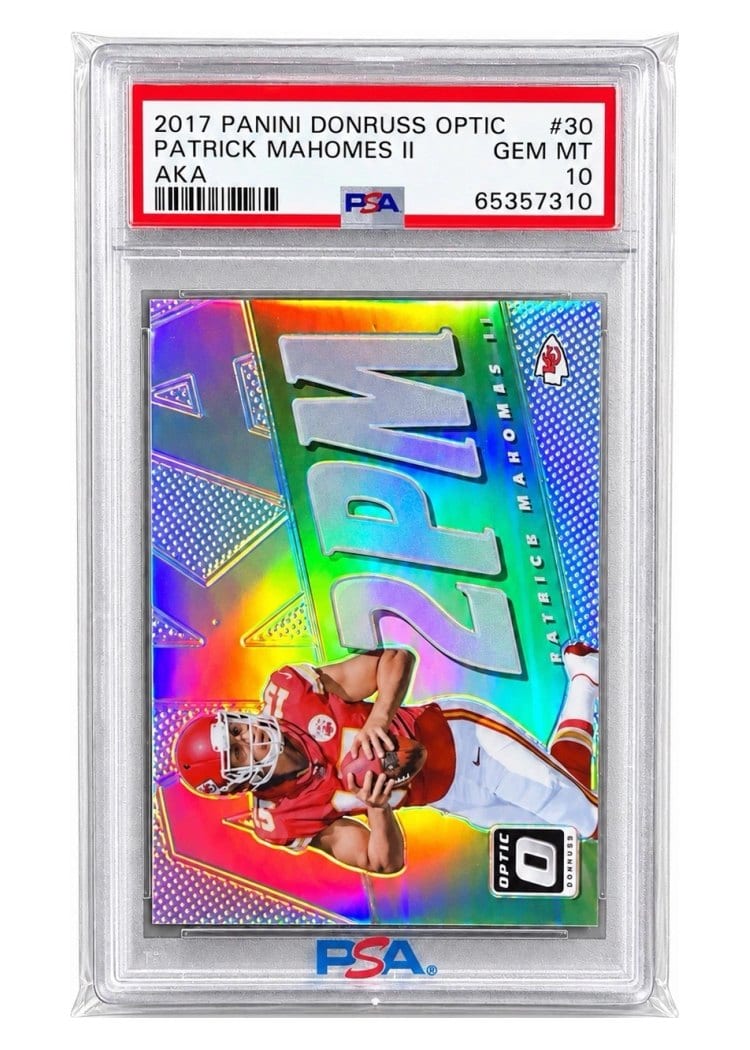 2017 Donruss Optic AKA Patrick Mahomes II #30 card