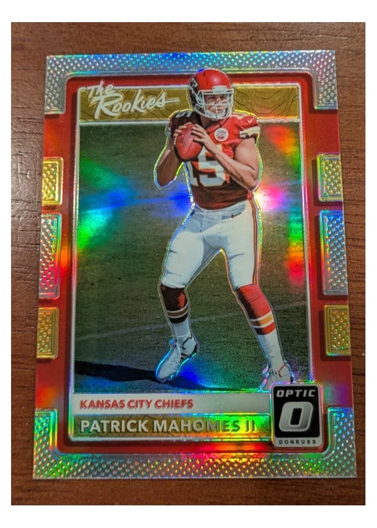 2017 Donruss Optic The Rookies Patrick Mahomes II #7 card